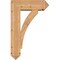 Ekena Millwork Thorton Arts and Crafts Smooth Bracket w/ Offset Brace, Western Red Cedar, 7 1/2"W x 22"D x 34"H BKT0806X22X34THR03SWR - alternate 3